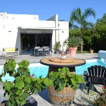 Contemporaine Avec Piscine Privee Et Climatisation A 15min Plages - Fr-1-529-251 Perpignan