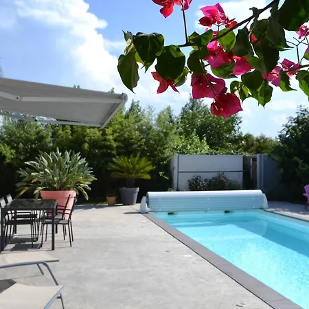 Contemporaine Avec Piscine Privee Et Climatisation A 15min Plages - Fr-1-529-251 *